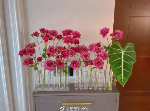 試管花瓶插花，廣西南寧花藝師培訓(xùn)學(xué)校分享浪漫