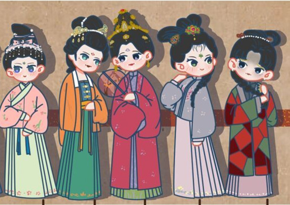 中國明代妝容服飾欣賞，南寧人物形象設(shè)計(jì)全科班解析