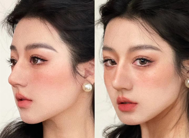 適合方圓臉的天菜畫法，廣西化妝美妝職業(yè)培訓分享