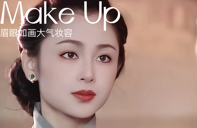 民國大女主妝容教程，南寧化妝專業(yè)培訓(xùn)
