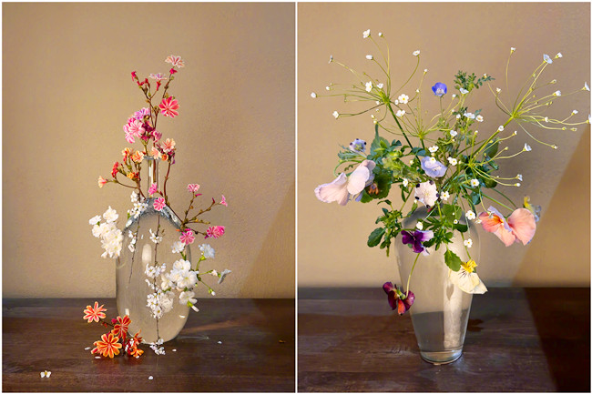 玻璃瓶花藝作品，南寧花藝學(xué)校排行榜推薦