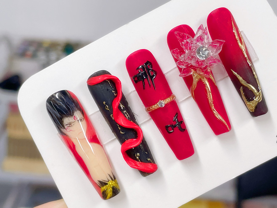 哪吒美甲，南寧美甲學(xué)校排名前三作品